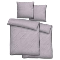 Pacote duplo de roupa de cama de musselina Sleezzz® roxa 155 x 220 cm + 80 x 80 cm