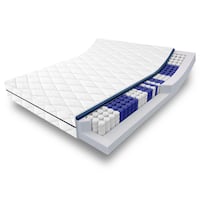 7 Zonen Taschenfederkernmatratze Sleezzz Superior 120 x 200 cm, Höhe 18 cm, Härtegrad H3