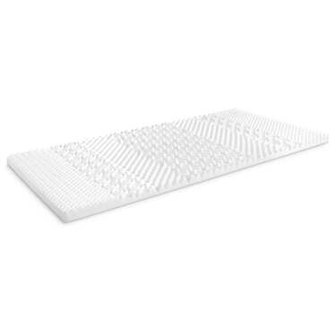 Kaltschaumtopper CloudComfort Cool 80 x 200 cm H2/H3, Höhe 7 cm, Härtegrad H2/H3, 7-Zonen Topper mit Sommer- und Winterseite