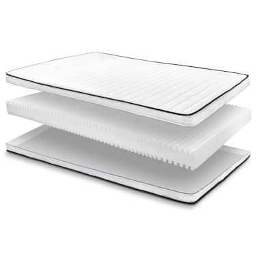 Komfortschaummatratze Supportho Basic 140 x 200 cm, Höhe 16 cm, Härtegrad H2/H3