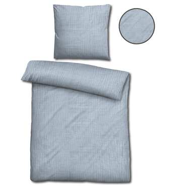 Sleezzz® musliinist voodipesu sinine 135 x 200 cm + 80 x 80 cm