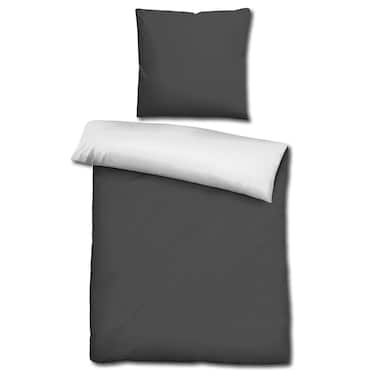 CloudComfort Basic αναστρέψιμα κλινοσκεπάσματα μαύρο/λευκό 155 x 220 + 80 x 80 cm