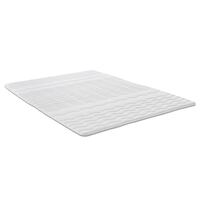 2,5 cm Komfortschaumtopper Sleezzz® Basic 90 x 200 cm mit 7-Zonen-Wellensteppung und Eckgummis