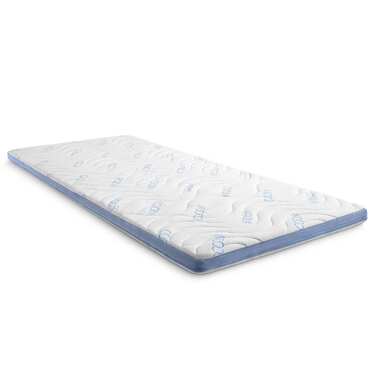 Kaltschaumtopper CloudComfort Cool 100 x 200 cm H2/H3, Höhe 7 cm, Härtegrad H2/H3, 7-Zonen Topper mit Sommer- und Winterseite