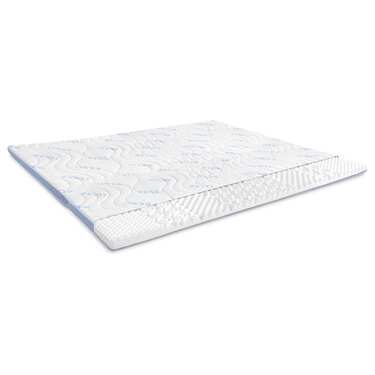 Kaltschaumtopper CloudComfort Cool 140 x 200 cm H2/H3, Höhe 7 cm, Härtegrad H2/H3, 7-Zonen Topper mit Sommer- und Winterseite