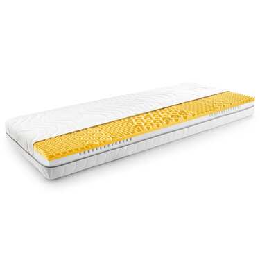 7 Zonen Viskoelastik-Matratze Sleezzz Smart 80 x 200 cm, Höhe 18 cm, Härtegrad H3 mit Air Memoryschaum + Sleezzz® Smart Kuscheldecke 140 x 200 cm