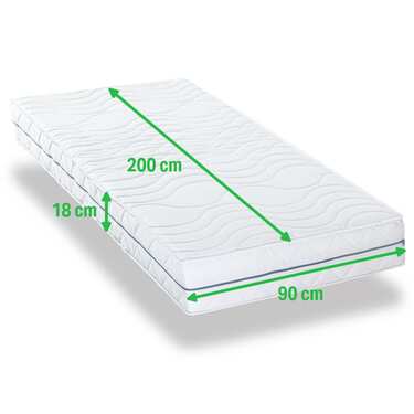 Prevleka za vzmetnico Supportho Premium / Sleezzz Smart / Sleezzz® Superior T18 90 x 200 cm, višina 18 cm