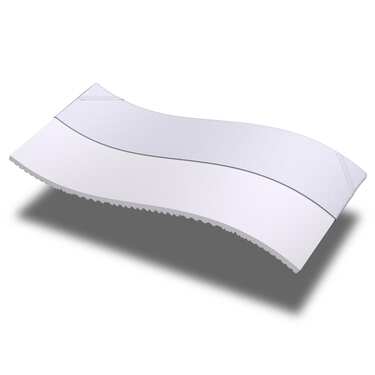 Kaltschaumtopper CloudComfort Cool 80 x 200 cm H2/H3, Höhe 7 cm, Härtegrad H2/H3, 7-Zonen Topper mit Sommer- und Winterseite