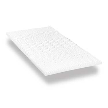 Kaltschaumtopper CloudComfort Cool 80 x 200 cm H2/H3, Höhe 7 cm, Härtegrad H2/H3, 7-Zonen Topper mit Sommer- und Winterseite