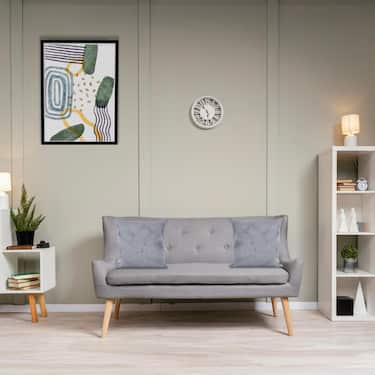 Užvalkalas pagalvei pilka džiunglių spalva 50 x 50 cm