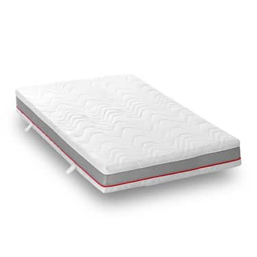 7 zonų ortopedinis kišeninių spyruoklių branduolio čiužinys "Sleezzz Premium" 140 x 200 cm, aukštis 23 cm, kietumo lygis H2/H3