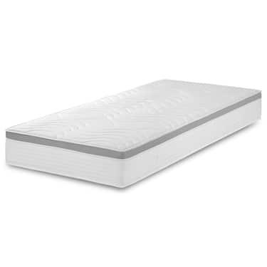 7 Zonen ergonomische Taschenfederkernmatratze Sleezzz Diamond T1000 90 x 200 cm, Höhe 23 cm, Härtegrad H2/H3, 1000 Federn/2m²