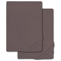Castell lenjerie de pat castor maro 90 x 190 - 100 x 200 cm pachet dublu