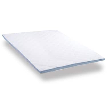 Kaltschaumtopper CloudComfort Cool 200 x 200 cm H2/H3, Höhe 7 cm, Härtegrad H2/H3, 7-Zonen Topper mit Sommer- und Winterseite