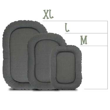 100 x 70 x 10 cm Petzzz blazina za pse antracit velikost M