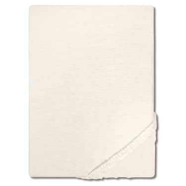 Castell prześcieradło z mikrofibry interlock jersey szampańskie 90 x 190 - 100 x 200 cm