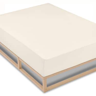 Castell prześcieradło z mikrofibry interlock jersey szampańskie 90 x 190 - 100 x 200 cm