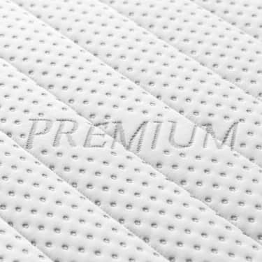 Kaltschaumtopper Supportho Premium Topper 80 x 200 cm H3, Höhe 9 cm, Härtegrad H3 mit antibakteriellem Bezug