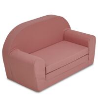 Vaikiška išskleidžiama sofa 46 x 79 cm rožinės spalvos