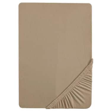 Lençol Castell em jersey bege 90 x 190 - 100 x 200 cm embalagem dupla