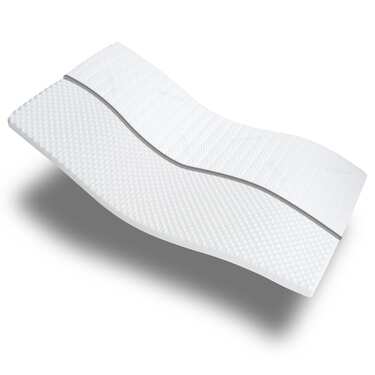 Kaltschaumtopper Supportho Premium Topper 90 x 200 cm H3, Höhe 9 cm, Härtegrad H3 mit antibakteriellem Bezug