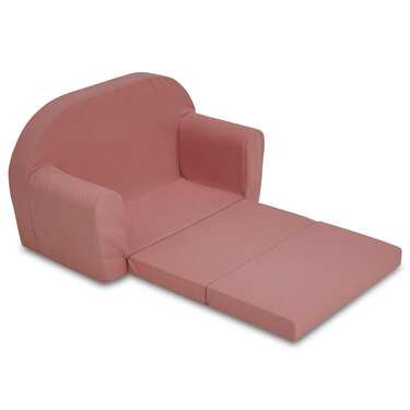 Vaikiška išskleidžiama sofa 46 x 79 cm rožinės spalvos