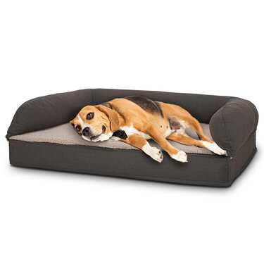 100 x 70 x 27 cm cama ortopédica para cães com encosto tamanho M