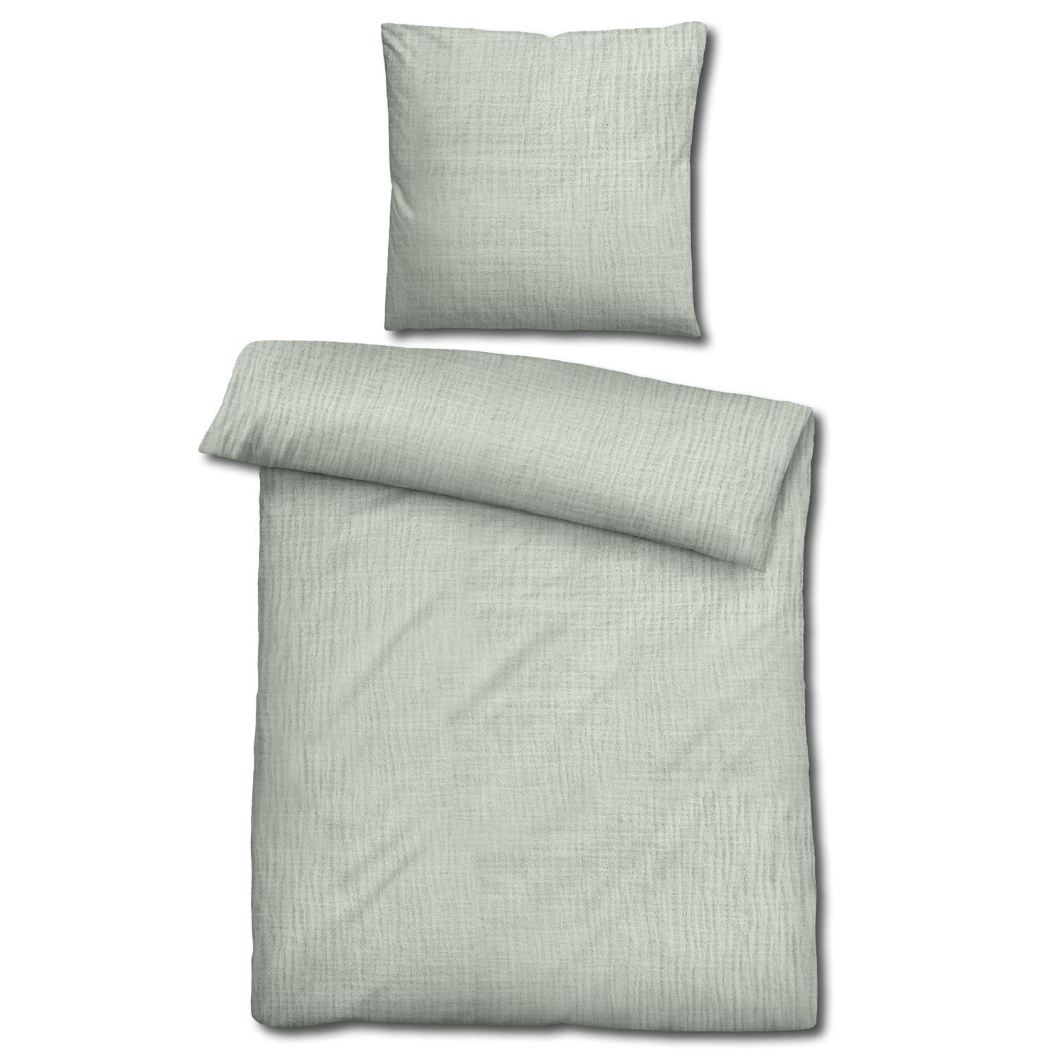 Sleezzz® musliinist voodipesu roheline 135 x 200 cm + 80 x 80 cm