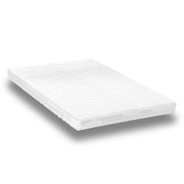 Kaltschaummatratze K16 160 x 200 cm, Höhe 16 cm, Härtegrad H2/H3 + CloudComfort Basic Gel-Flocken Kissen 40 x 80 cm gratis