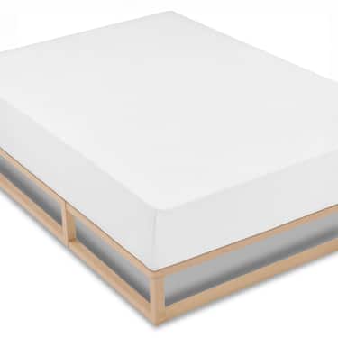 CloudComfort Basic fitted sheet jersey stretch vit 90 x 190 - 100 x 200 cm