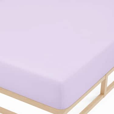 Leinalina mikrokiust interlock trikotaažist lilla 90 x 190 - 100 x 200 cm