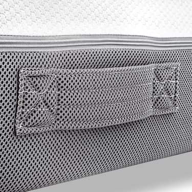 Viskoelastik-Matratze Sleezzz Premium 90 x 200 cm, Höhe 20 cm, Härtegrad H2/H3, mit Wendegriffen