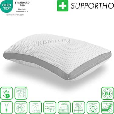 Supportho Gel-Effekt Komfort-Schlaf-Kissen 40 x 80 cm