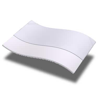 Kaltschaumtopper CloudComfort Cool 160 x 200 cm H2/H3, Höhe 7 cm, Härtegrad H2/H3, 7-Zonen Topper mit Sommer- und Winterseite