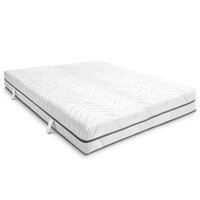 7 Zonen Viskoelastik-Matratze Sleezzz Smart 180 x 200 cm, Höhe 18 cm, Härtegrad H3 mit Air Memoryschaum