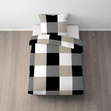 Dwupak pościeli Castell Renforcé 155 x 220 cm + 80 x 80 cm