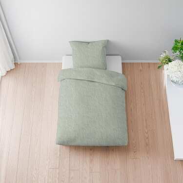 Sleezzz® musliinist voodipesu roheline 135 x 200 cm + 80 x 80 cm