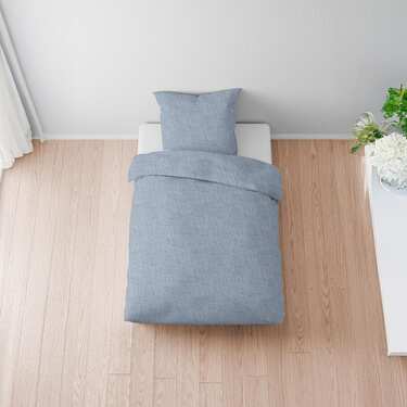 Sleezzz® musliinist voodipesu sinine 135 x 200 cm + 80 x 80 cm