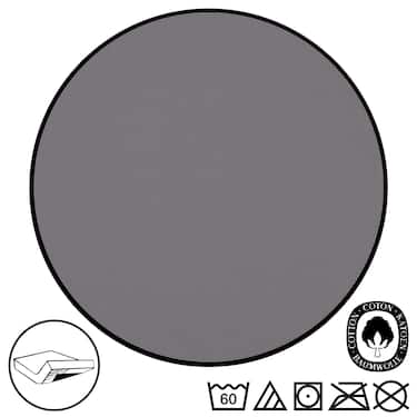 Σετ 4 σεντόνια CloudComfort Basic jersey stretch σκούρο γκρι 90 x 190 - 100 x 200 cm (4 τεμάχια)