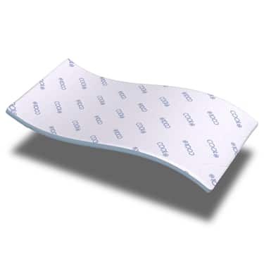 Kaltschaumtopper CloudComfort Cool 100 x 200 cm H2/H3, Höhe 7 cm, Härtegrad H2/H3, 7-Zonen Topper mit Sommer- und Winterseite