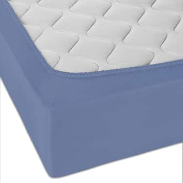 Két csomag CloudComfort Basic lepedő, mez sztreccs kék 180 x 190 - 200 x 200 cm (2 db)