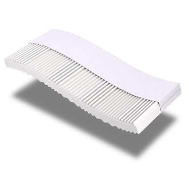 Dvigubos pakuotės "Premium" 7 zonų čiužinys 90x200 cm "CloudComfort", aukštis 15 cm, kietumo lygis H2/H3, dvivietis rinkinys
