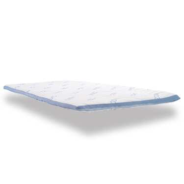 Kaltschaumtopper CloudComfort Cool 100 x 200 cm H2/H3, Höhe 7 cm, Härtegrad H2/H3, 7-Zonen Topper mit Sommer- und Winterseite