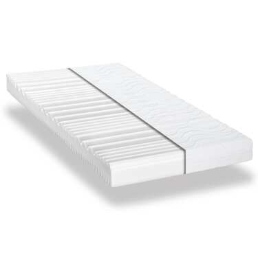 Premium 7-Zonen Matratze 100x200 cm CloudComfort, Höhe 15 cm, Härtegrad H2/H3 + Sleezzz® Smart Kuscheldecke 140 x 200 cm