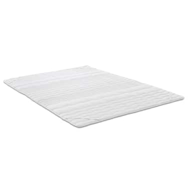 2,5 cm Komfortschaumtopper Sleezzz® Basic 140 x 200 cm mit 7-Zonen-Wellensteppung und Eckgummis
