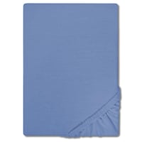 CloudComfort Basic fitted sheet jersey stretch blå 140 x 190 - 160 x 200 cm