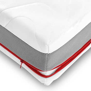 7 Zonen orthopädische Taschenfederkernmatratze Sleezzz Premium 80 x 200 cm, Höhe 23 cm, Härtegrad H2/H3