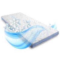 Kaltschaumtopper CloudComfort Cool 160 x 200 cm H2/H3, Höhe 7 cm, Härtegrad H2/H3, 7-Zonen Topper mit Sommer- und Winterseite