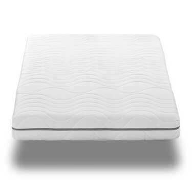 7 Zonen Viskoelastik-Matratze Sleezzz Smart 140 x 190 cm, Höhe 18 cm, Härtegrad H3 mit Air Memoryschaum + Sleezzz® Premium Gel-Kissen gratis