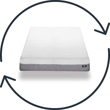Sleezzz Premium viskoelastne madrats 120 x 200 cm, kõrgus 20 cm, kõvadusaste H2/H3, pööratavate käepidemetega.